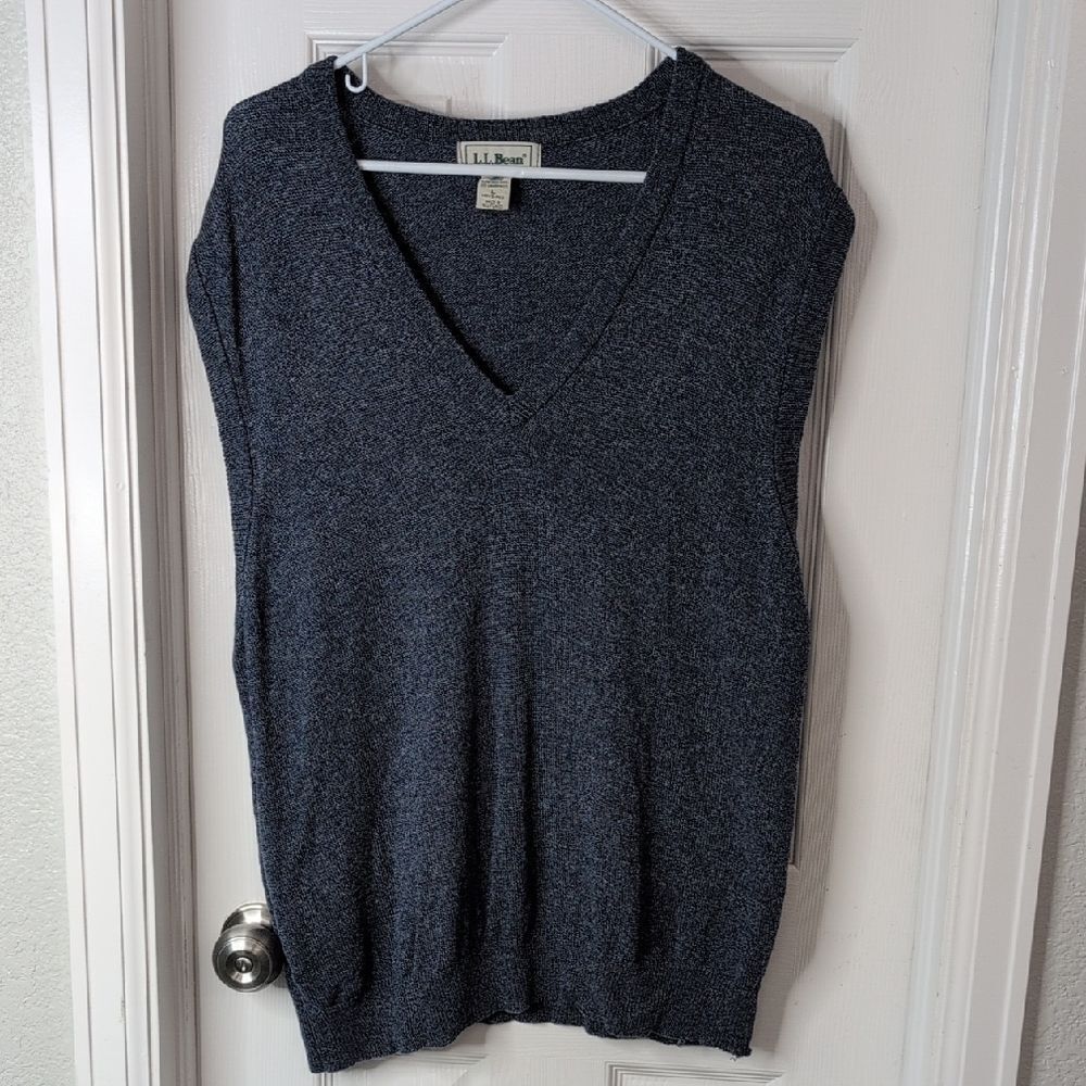L.L. Bean Men's Vintage Wool V-Neck Sweater